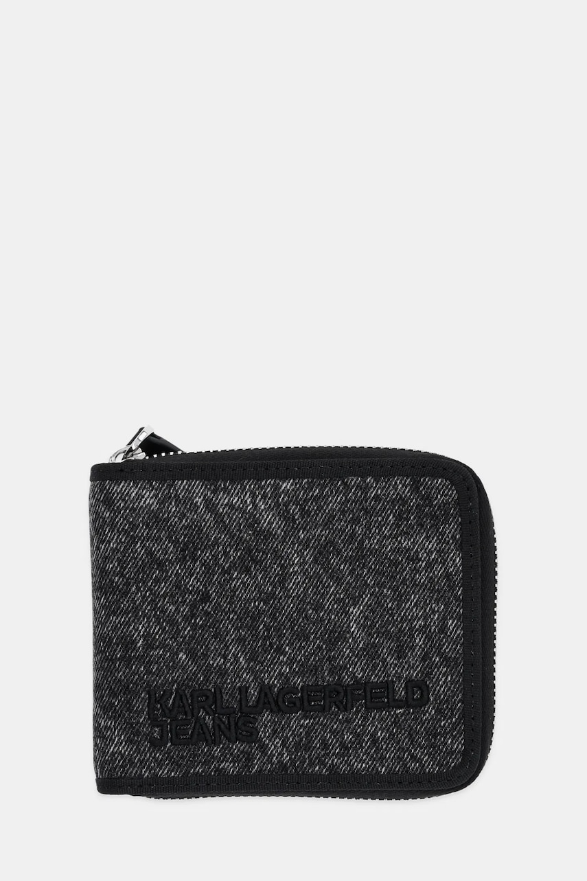 Karl Lagerfeld Jeans portofel culoarea negru, A3M32078