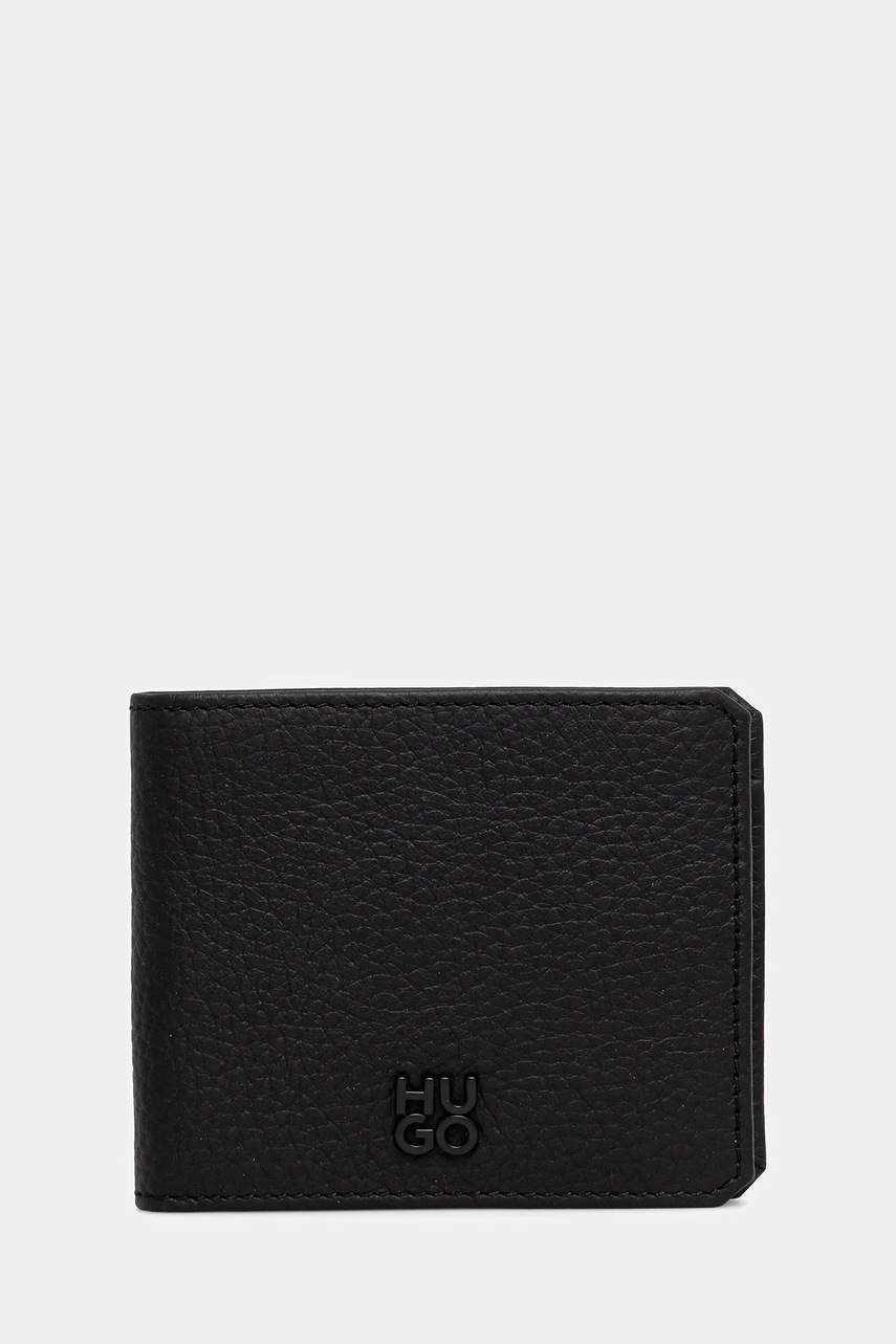 BOSS colanti culoarea negru, cu imprimeu, 50544178