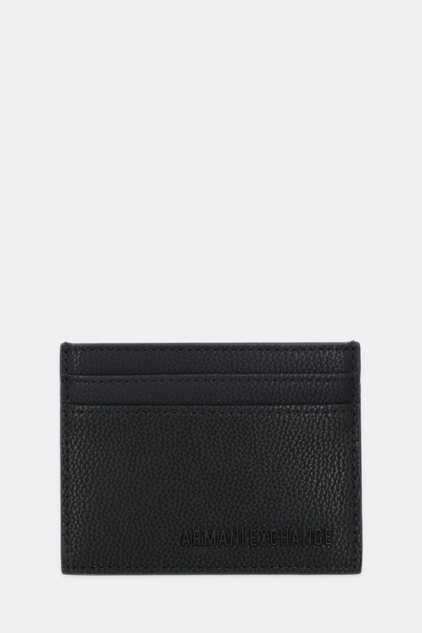 Armani Exchange card holder culoarea negru, XM000169 AF17090