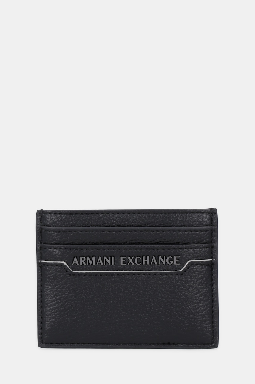 Armani Exchange card holder culoarea negru, XM000169 AF17205