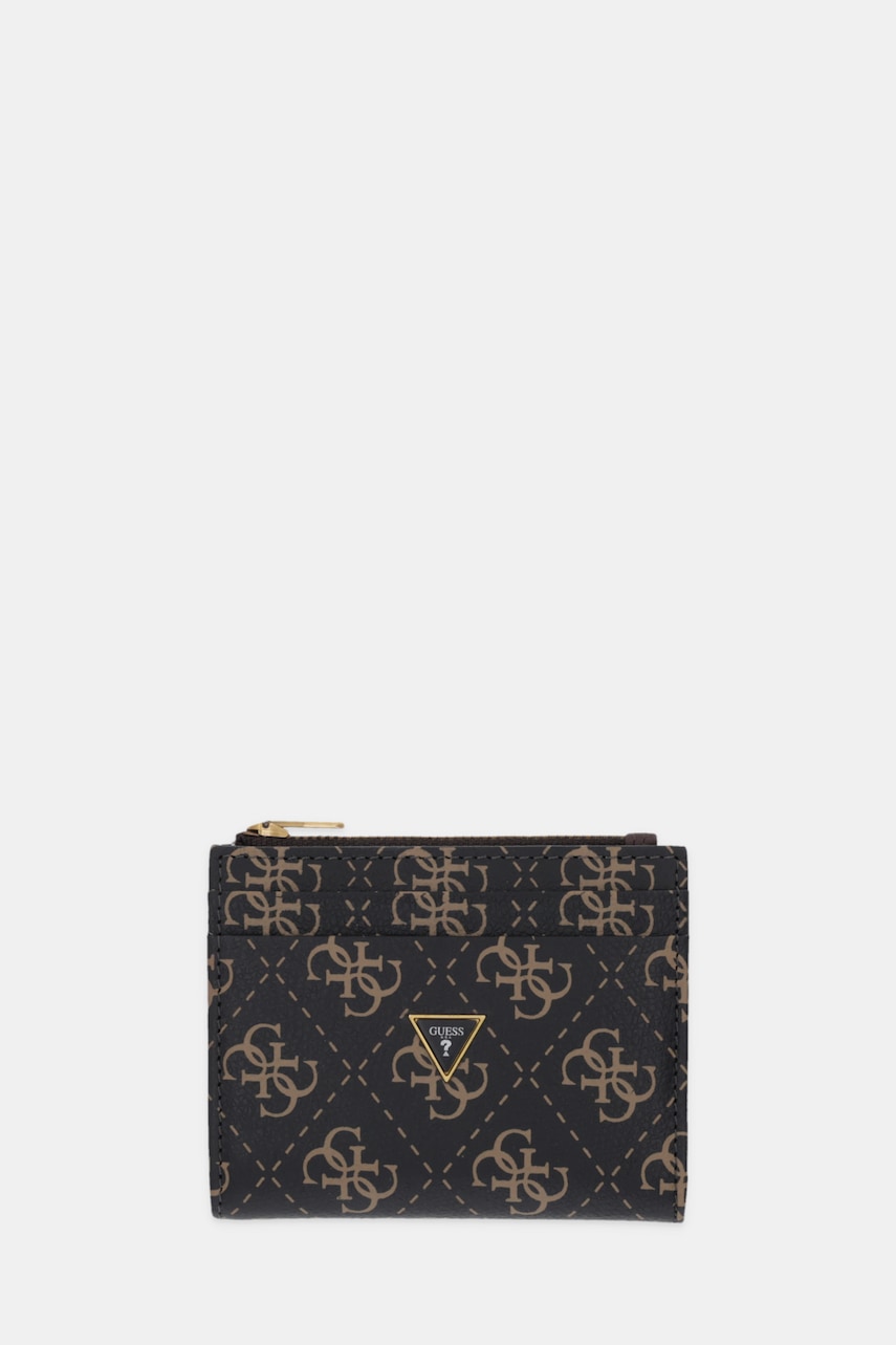 

Кожен портфейл Guess MILANO мъжки в кафяво SMMALO LEA03, Кафяв