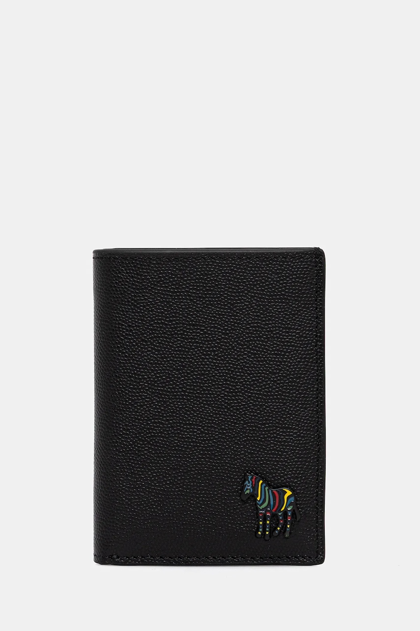 Paul Smith portofel de piele culoarea negru, M1A-8230-TMUZEB