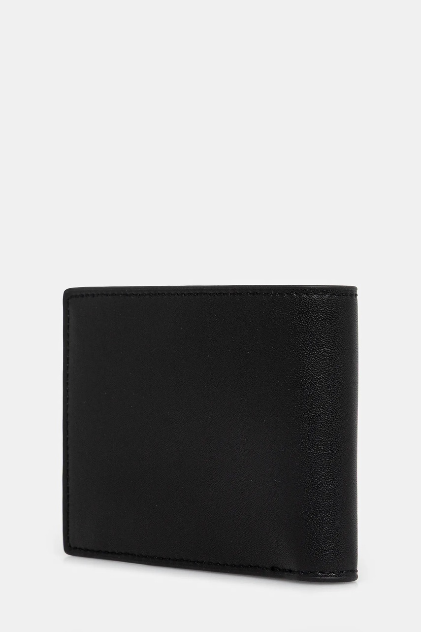 Кожаный кошелек Tommy Jeans цвет чёрный AM0AM13695