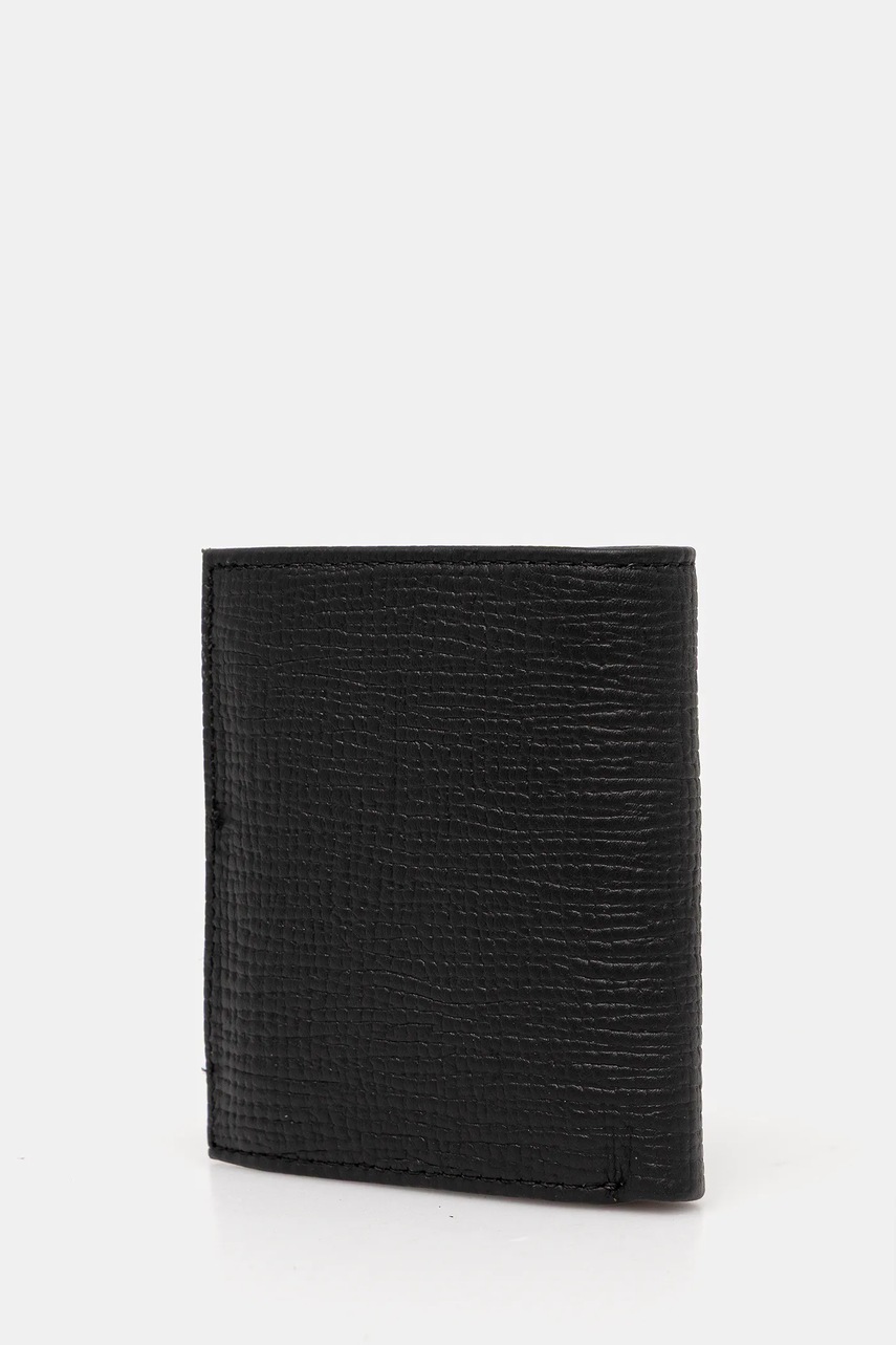 Кожаный кошелек Tommy Hilfiger цвет чёрный AM0AM13839