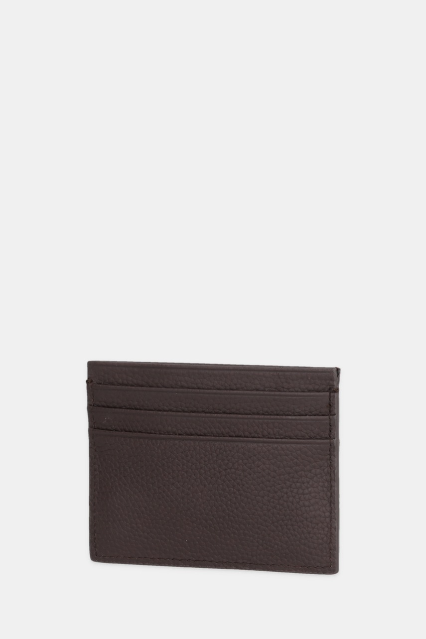 Кожаный чехол на карты Calvin Klein цвет коричневый LV04D1060G