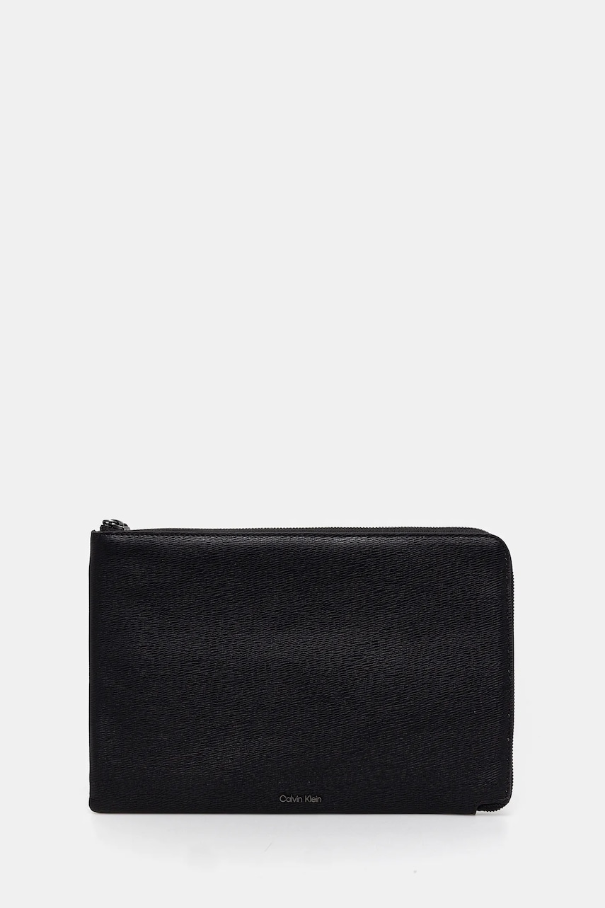 Levně Taštička Calvin Klein černá barva, LV04D1133G