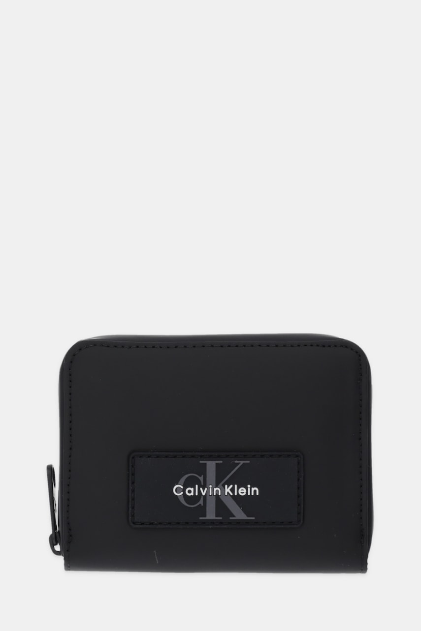 Levně Peněženka Calvin Klein pánská, černá barva, LV04D1134G