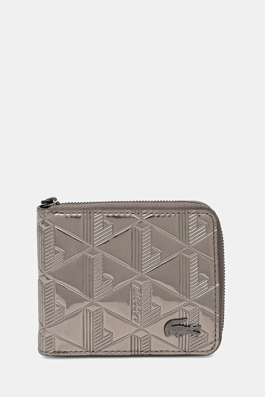 Lacoste portofel culoarea argintiu, NU4902BG