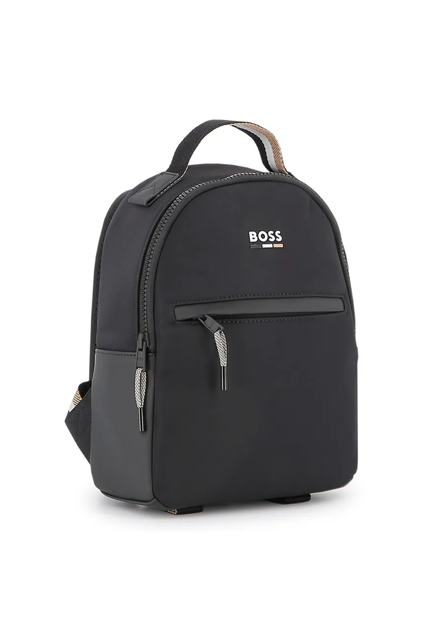 Детский рюкзак BOSS цвет чёрный большой однотонный J52657