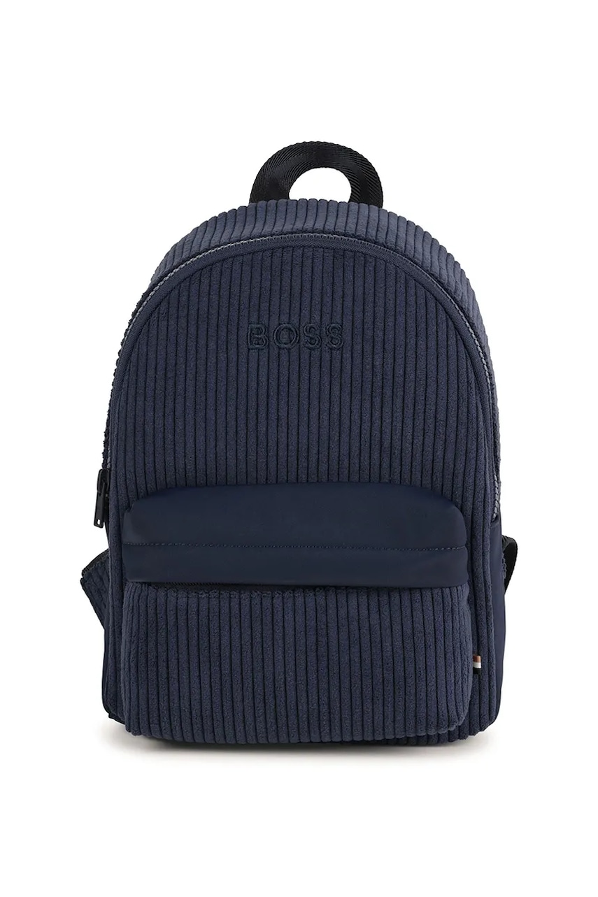 BOSS ghiozdan copii culoarea bleumarin, mic, uni, J52670