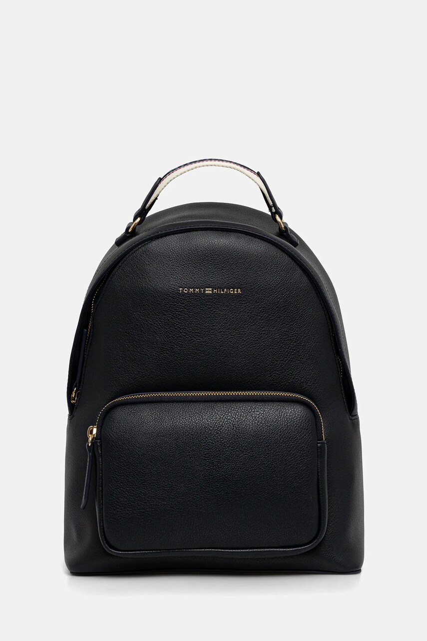Levně Batoh Tommy Hilfiger dámský, tmavomodrá barva, malý, AW0AW17471