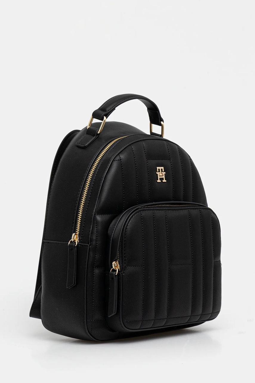 Рюкзак Tommy Hilfiger цвет чёрный маленький однотонная AW0AW17472