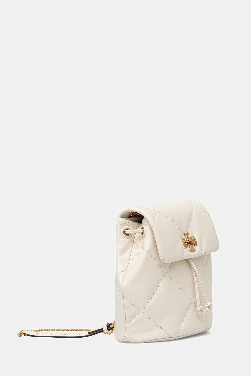 Рюкзак Tory Burch Kira Diamond цвет белый маленький однотонный 170485-100 Рюкзак Tory Burch Kira Diamond цвет белый маленький однотонный 170485-100