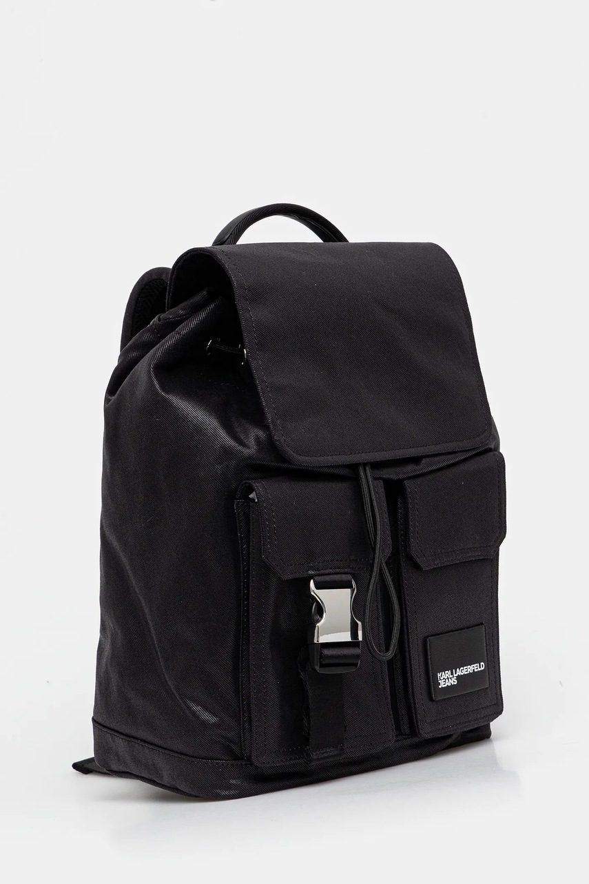 Рюкзак Karl Lagerfeld Jeans цвет чёрный большой однотонная A3W30223