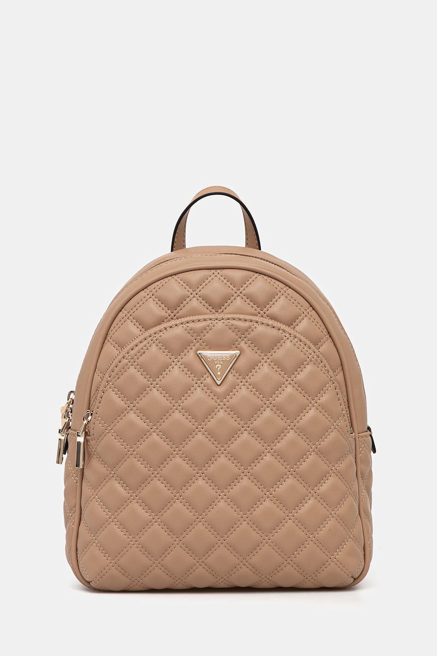 Levně Batoh Guess GIULLY dámský, hnědá barva, malý, HWQG96 73320