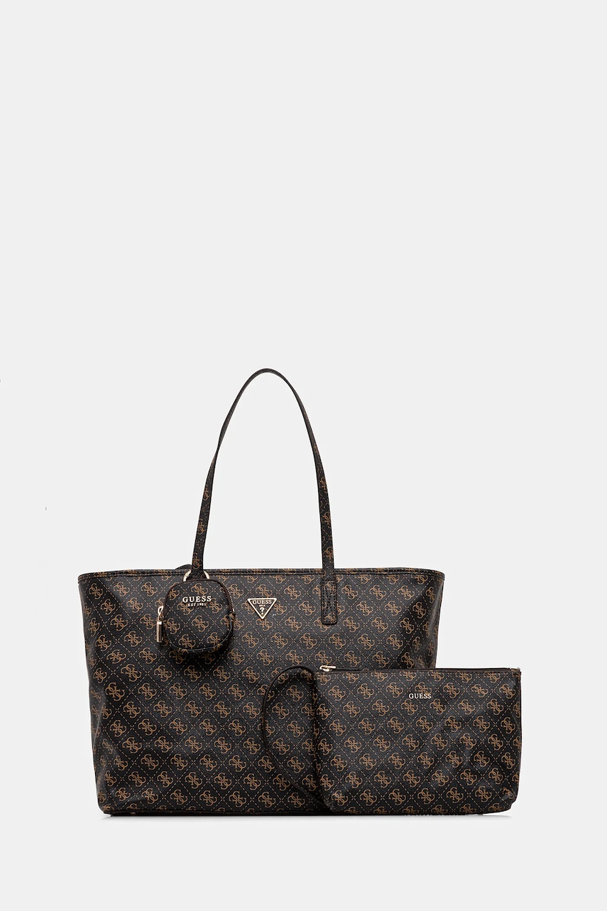 Kabelka Guess POWER PLAY hnědá barva, HWQG71 24240