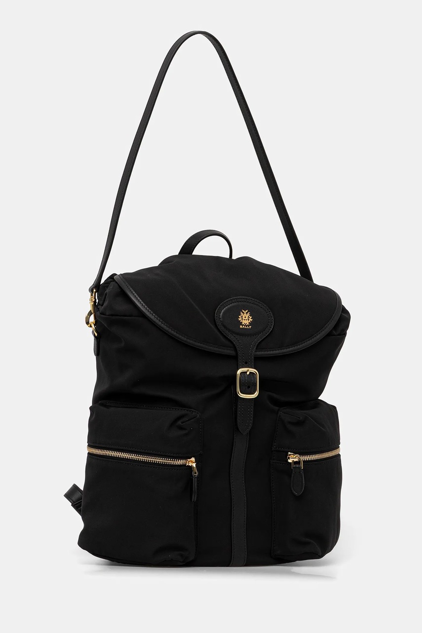 Рюкзак Bally цвет чёрный большой однотонный WAK00X