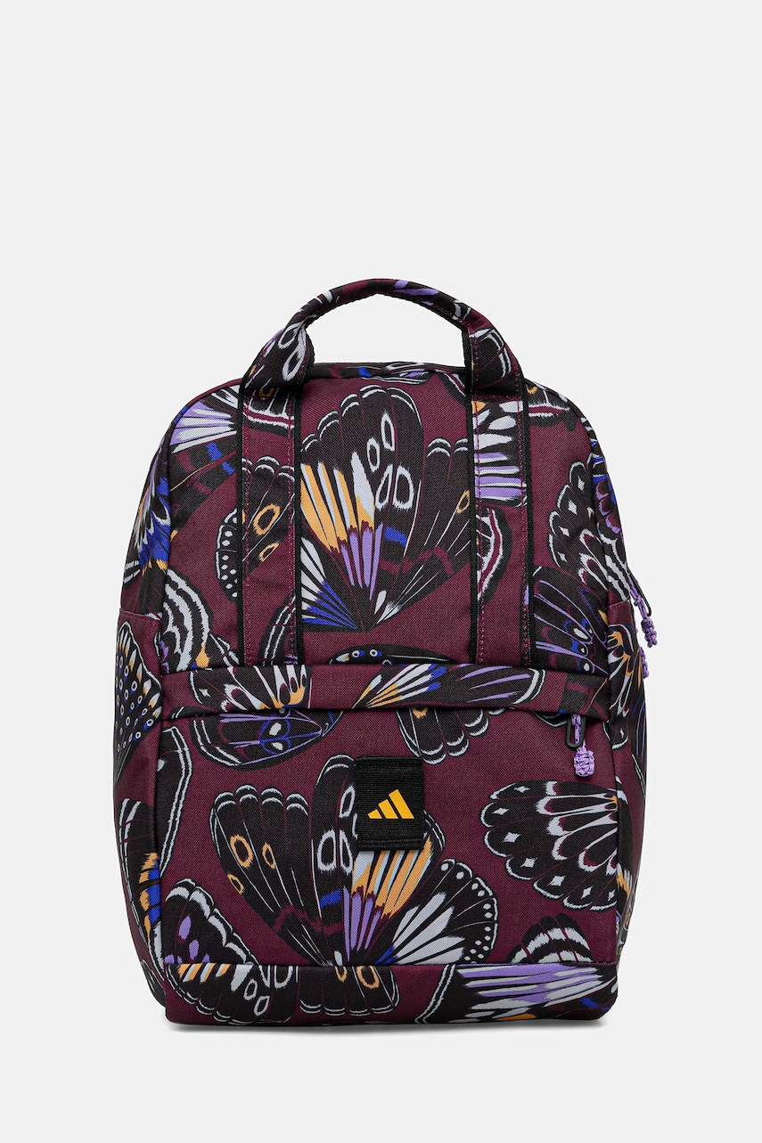adidas rucsac x Farm Rio culoarea bordo, mare, cu imprimeu, JN2674