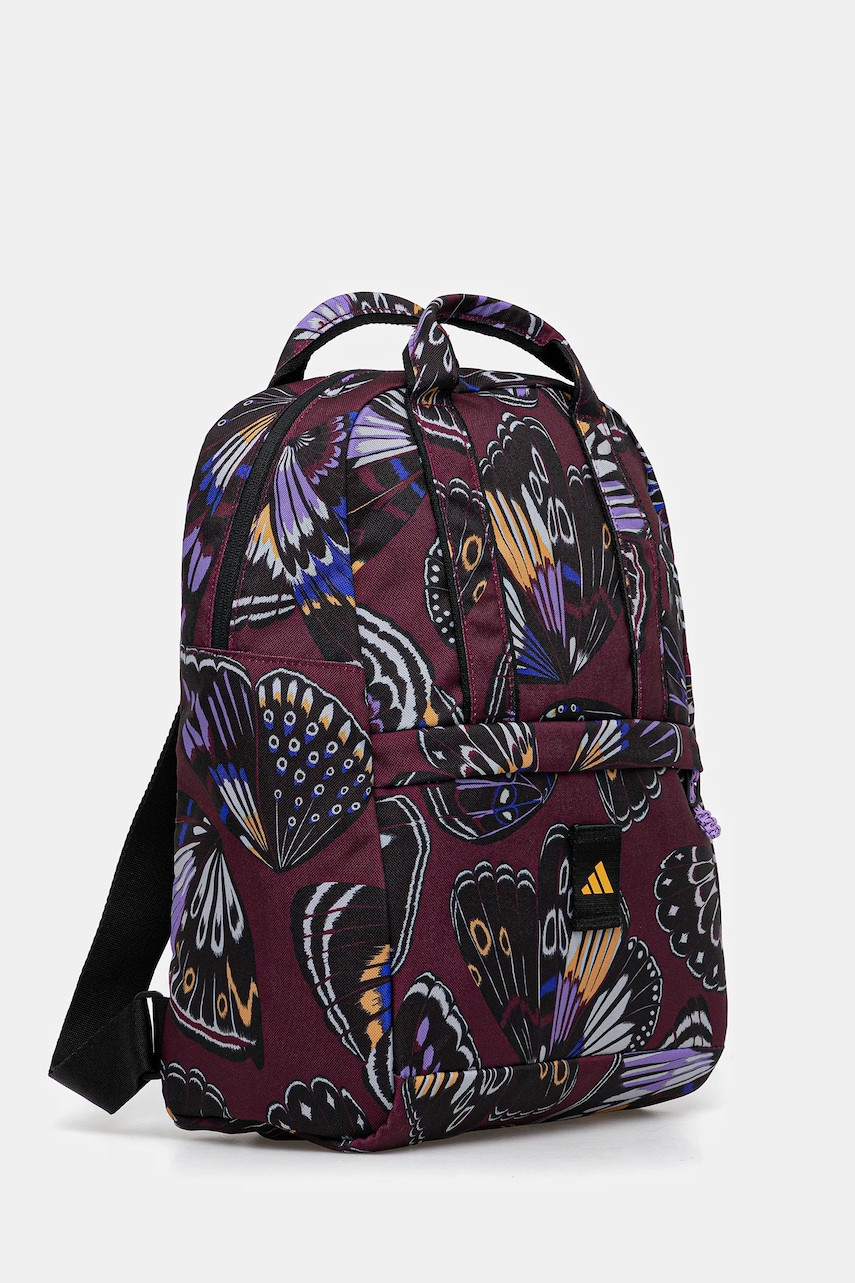 Рюкзак adidas x Farm Rio цвет бордовый большой узор JN2674 Рюкзак adidas x Farm Rio цвет бордовый большой узор JN2674
