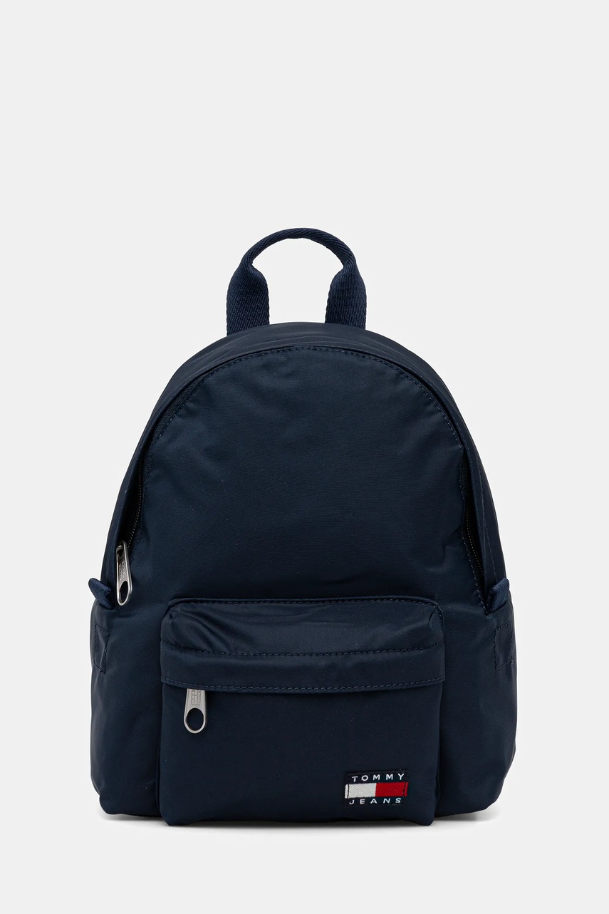 Tommy Jeans rucsac culoarea bleumarin, mic, uni, AW0AW17892