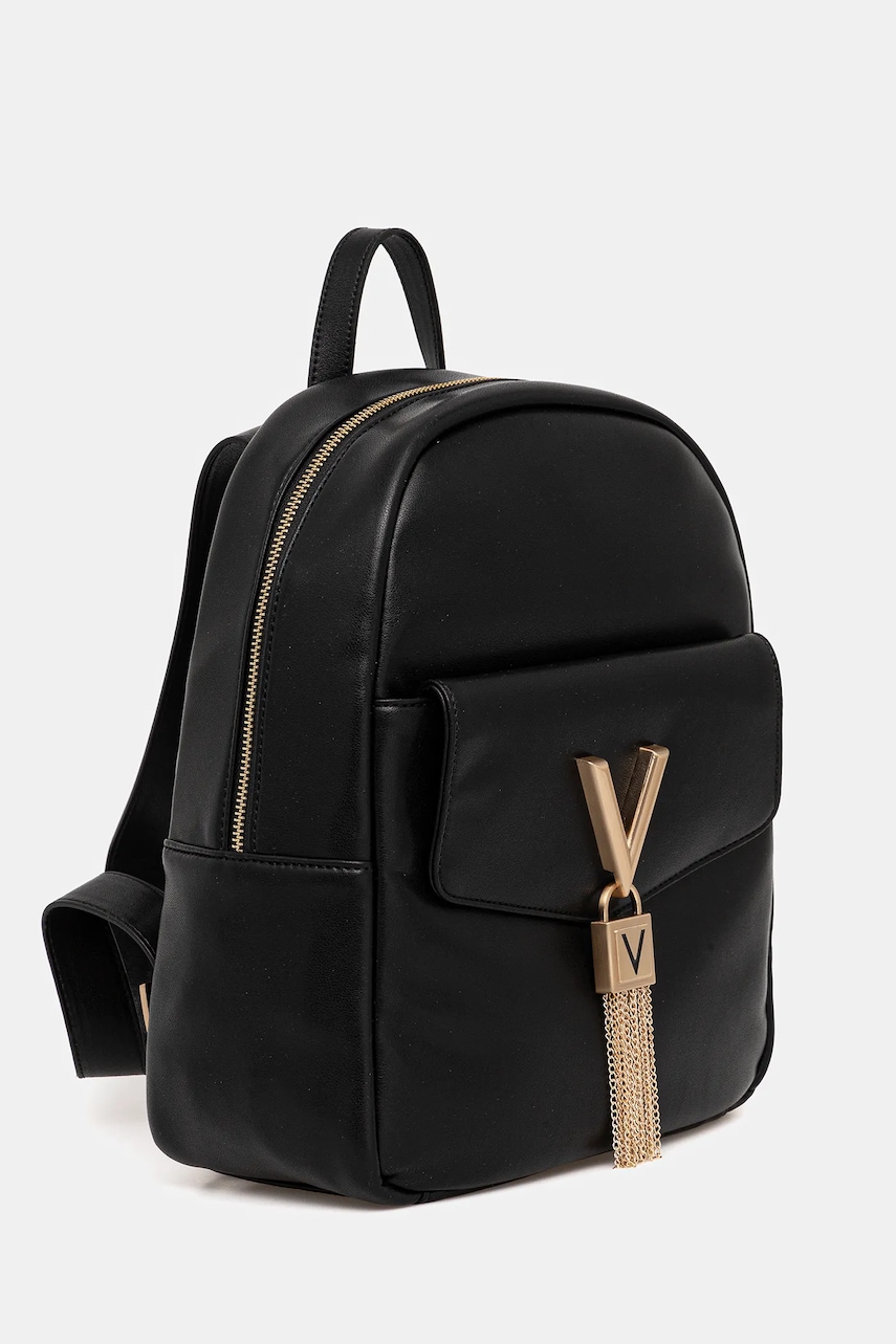 Рюкзак Valentino Bags цвет чёрный маленький с аппликацией VBS9AK20