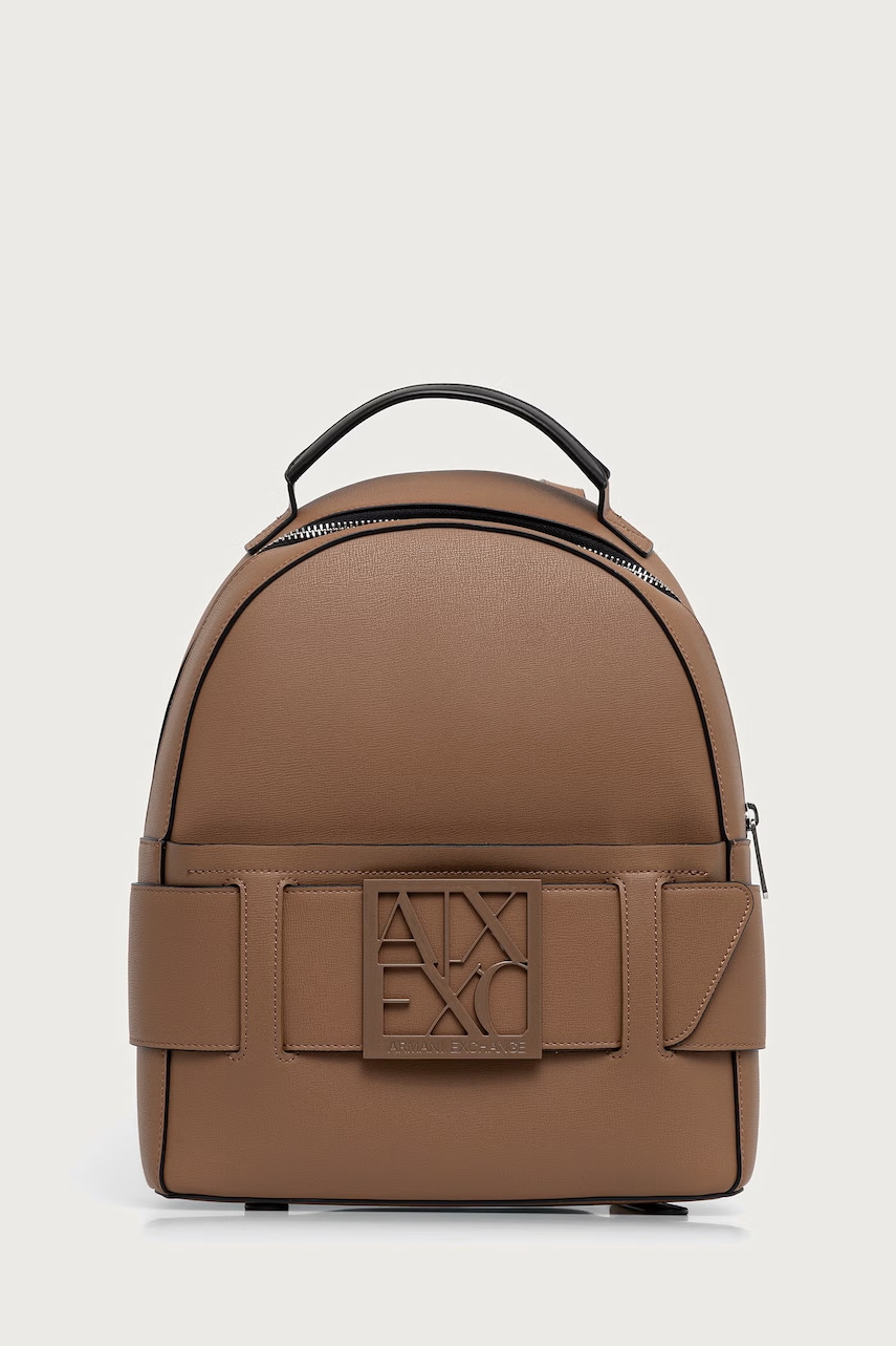 Armani Exchange plecak miejski damski z imitacji skóry