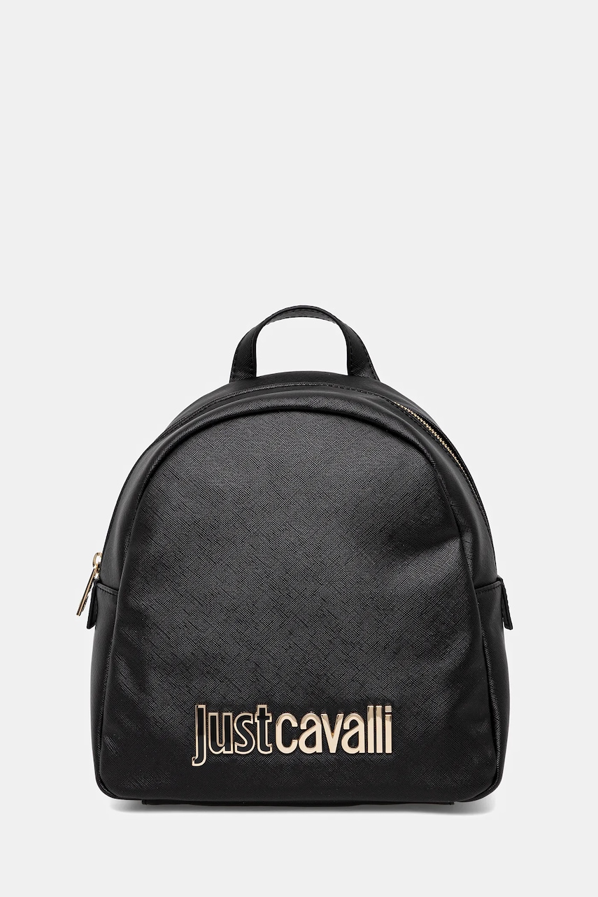 Just Cavalli rucsac culoarea negru, mic, cu imprimeu, 79RA4BBD ZS766