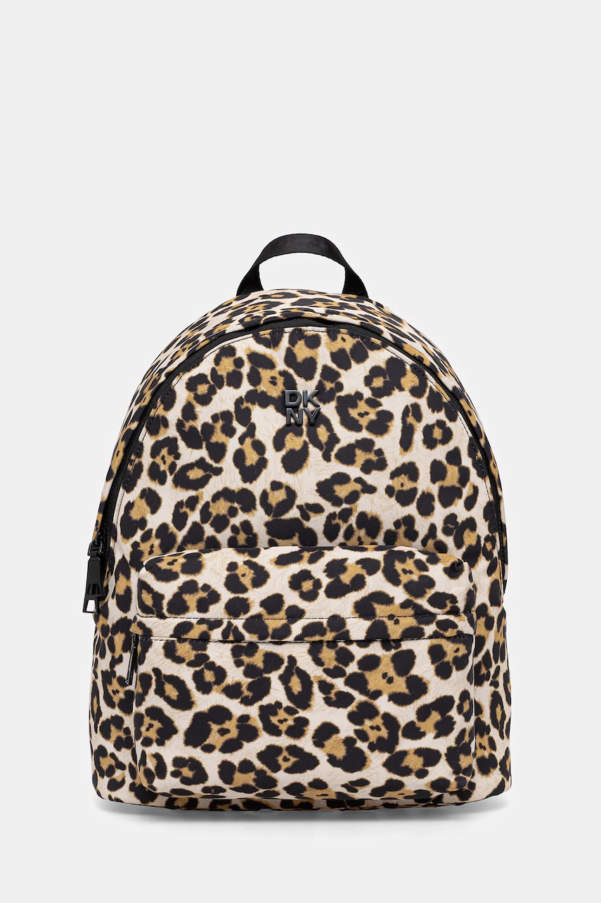 Dkny rucsac culoarea bej, mare, cu imprimeu, R52KDJ12