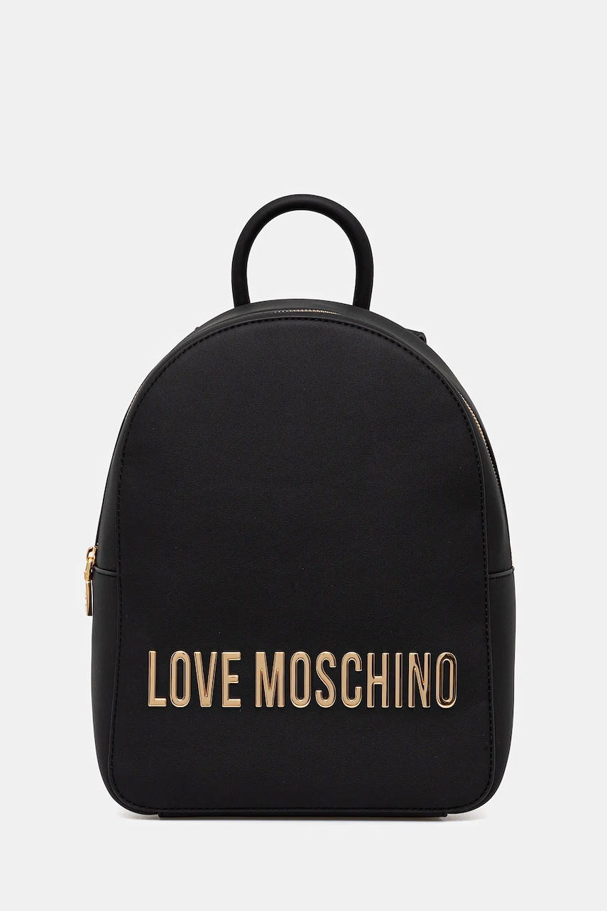 Love Moschino rucsac culoarea negru, mic, uni, JC4193PP1NKD0000