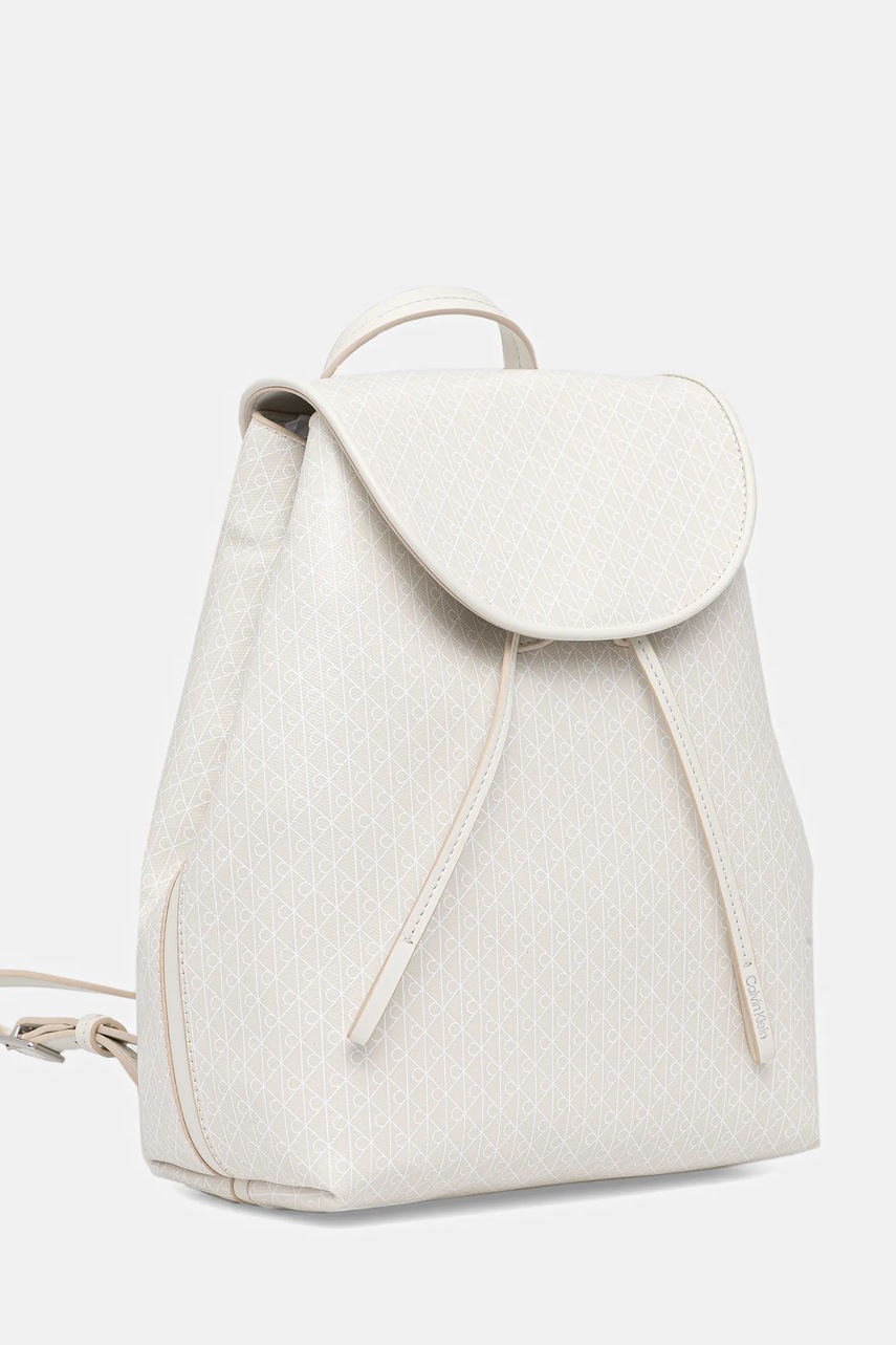 Рюкзак Calvin Klein цвет белый маленький узор LV04F3271G