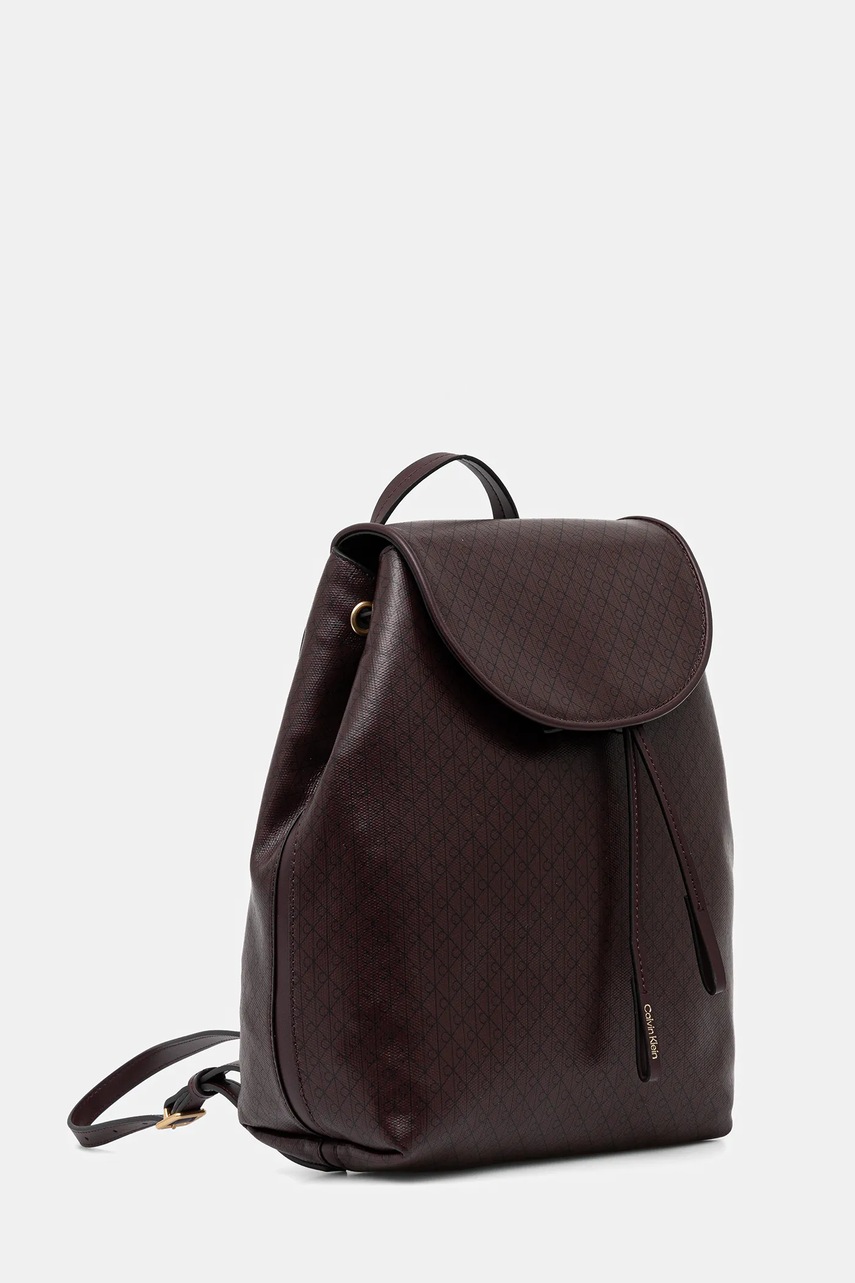 Рюкзак Calvin Klein цвет бордовый маленький узор LV04F3271G