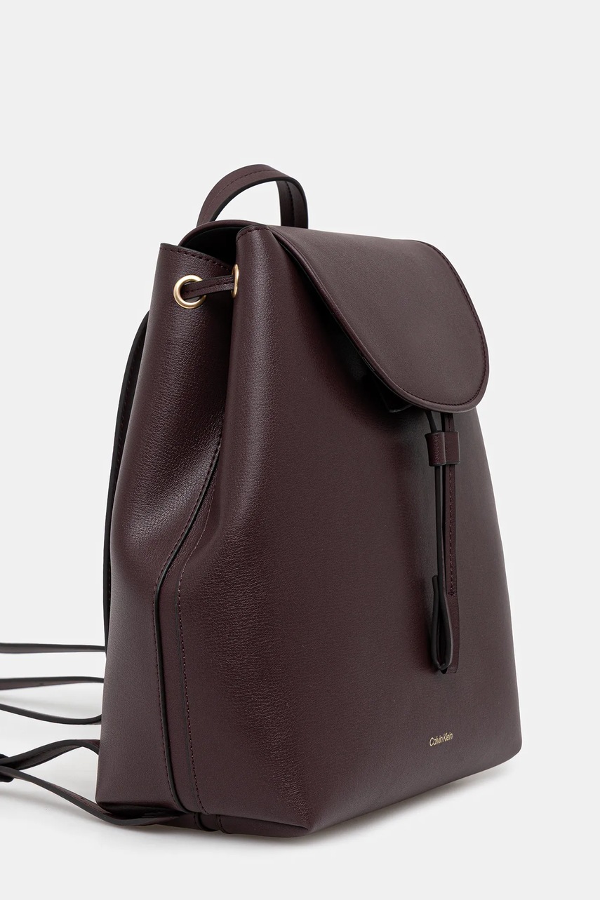 Рюкзак Calvin Klein цвет бордовый маленький однотонный LV04F3297G