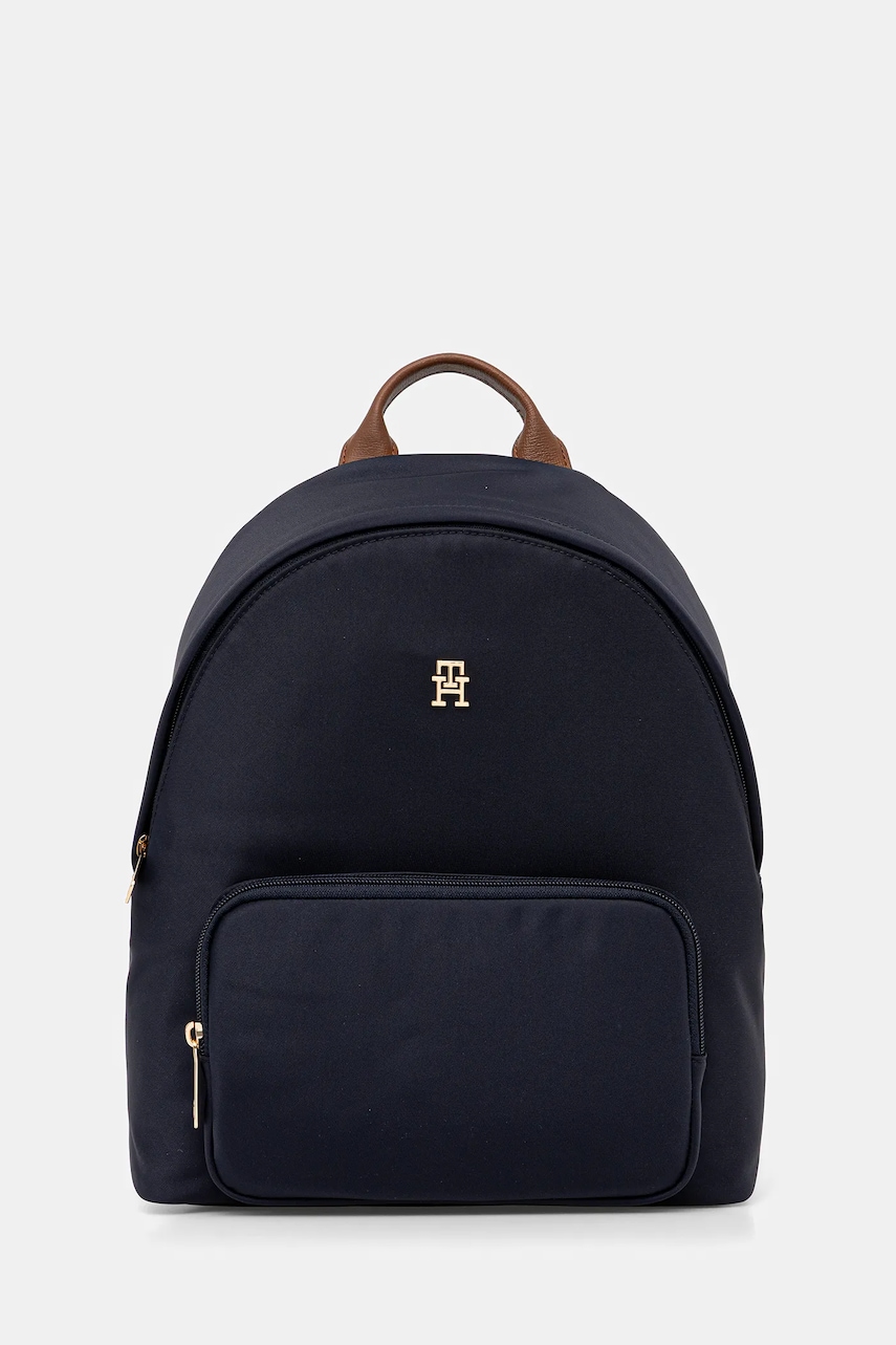 Levně Batoh Tommy Hilfiger dámský, tmavomodrá barva, malý, AW0AW17939