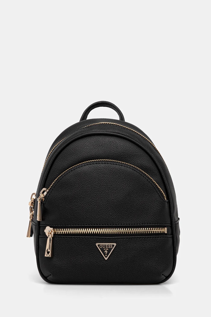 

Раница Guess MANHATTAN дамска в черно малък размер с изчистен дизайн HWBG71 18320, Черен