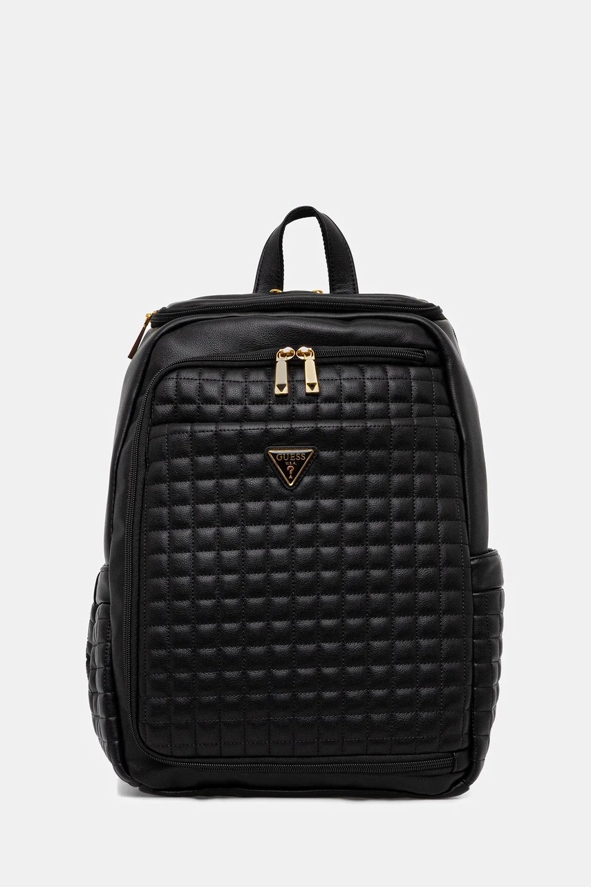 Levně Batoh Guess NADIRA dámský, černá barva, velký, TWQG84 24033