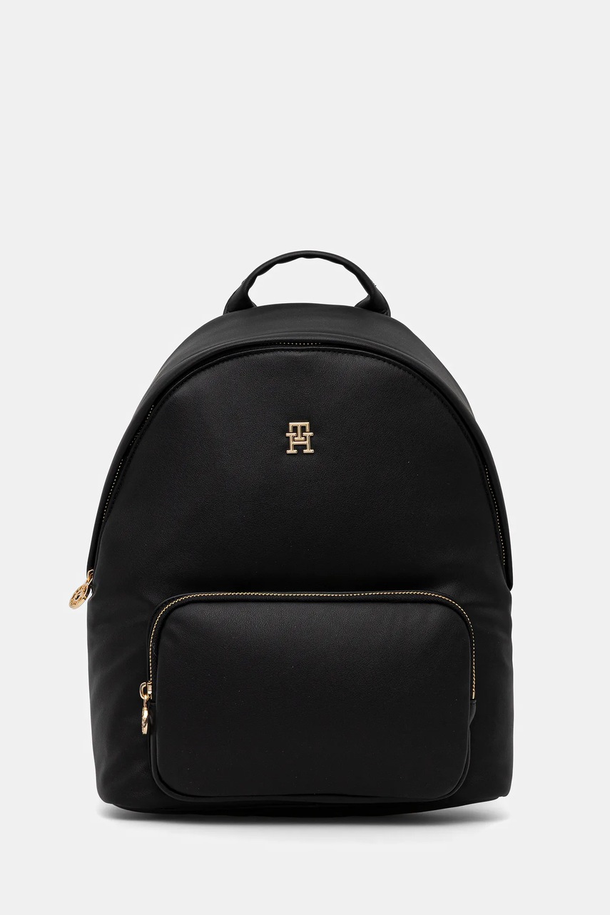 Levně Batoh Tommy Hilfiger dámský, černá barva, malý, AW0AW17652