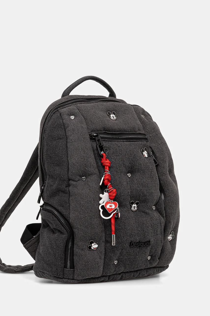 Σακίδιο πλάτης Desigual MICKEY STU χρώμα: γκρι, 25WAKD04 φωτογραφία