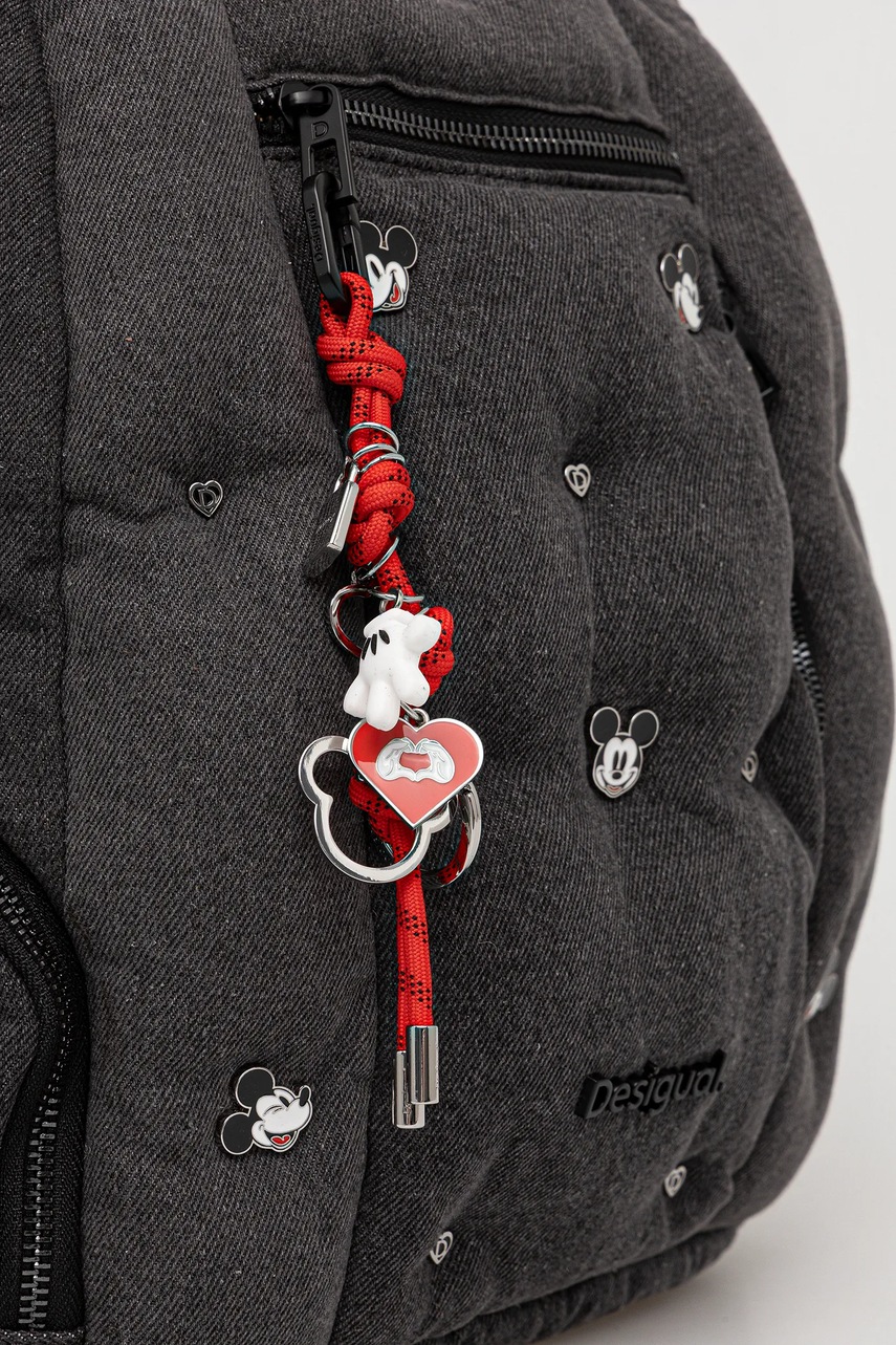 Σακίδιο πλάτης Desigual MICKEY STU χρώμα: γκρι, 25WAKD04 φωτογραφία