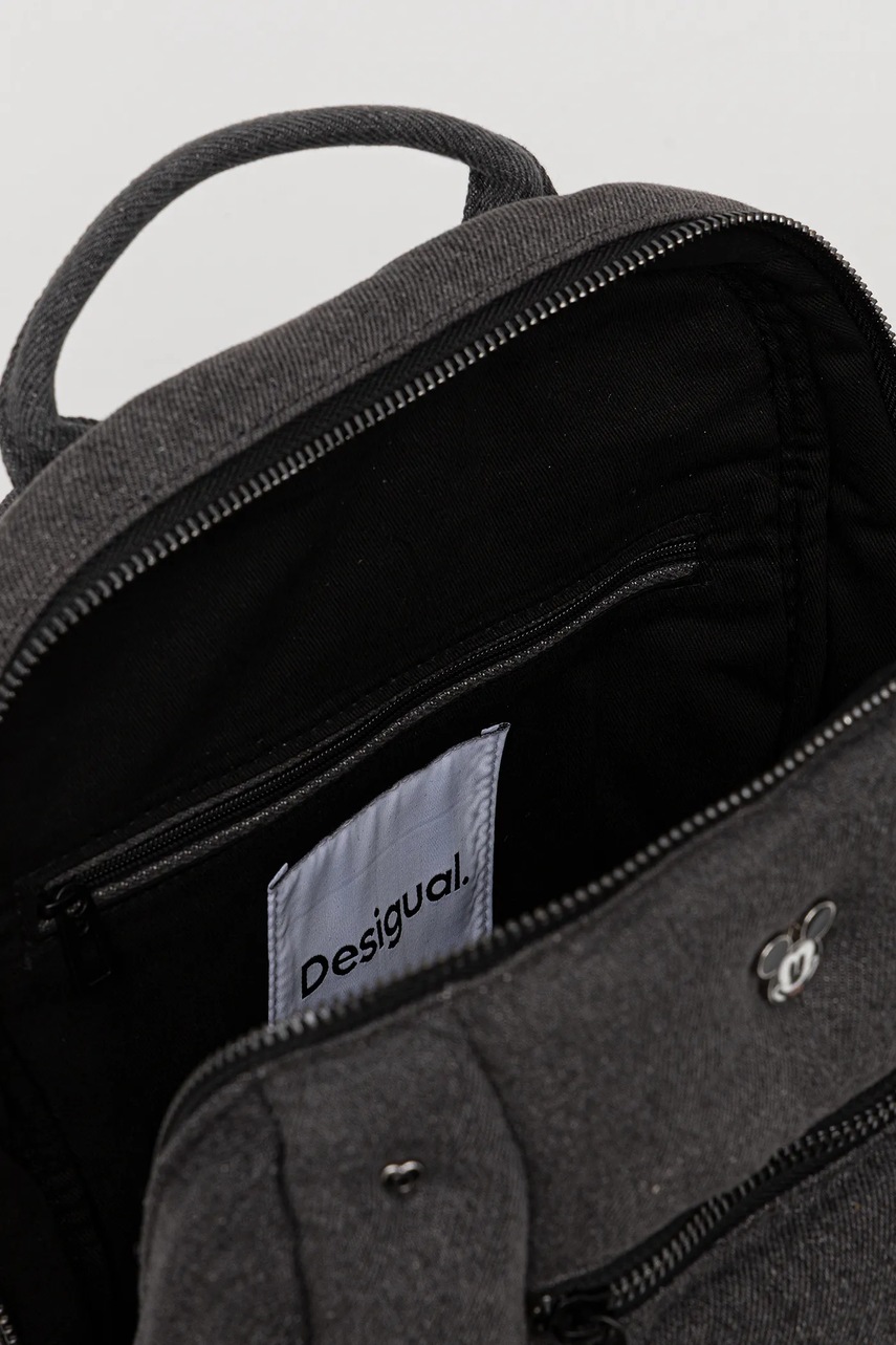 Σακίδιο πλάτης Desigual MICKEY STU χρώμα: γκρι, 25WAKD04 φωτογραφία