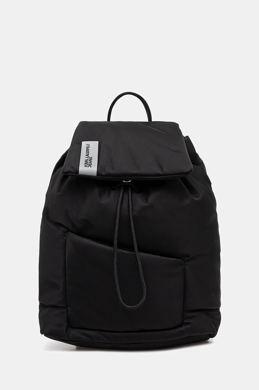Karl Lagerfeld Jeans rucsac culoarea negru, mare, uni, A4W30177