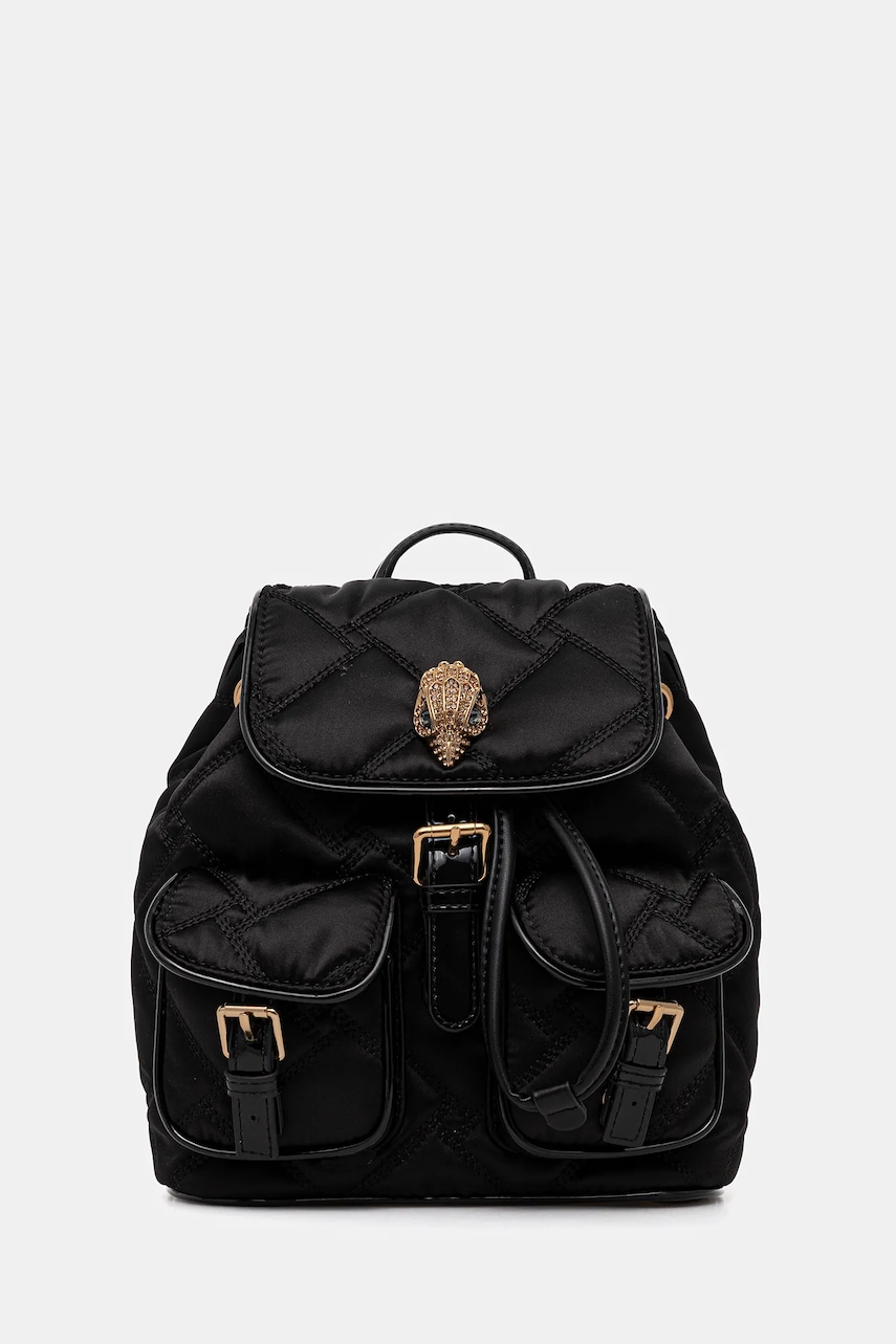 Kurt Geiger London rucsac HOXTON culoarea negru, mic, uni, 5023600229