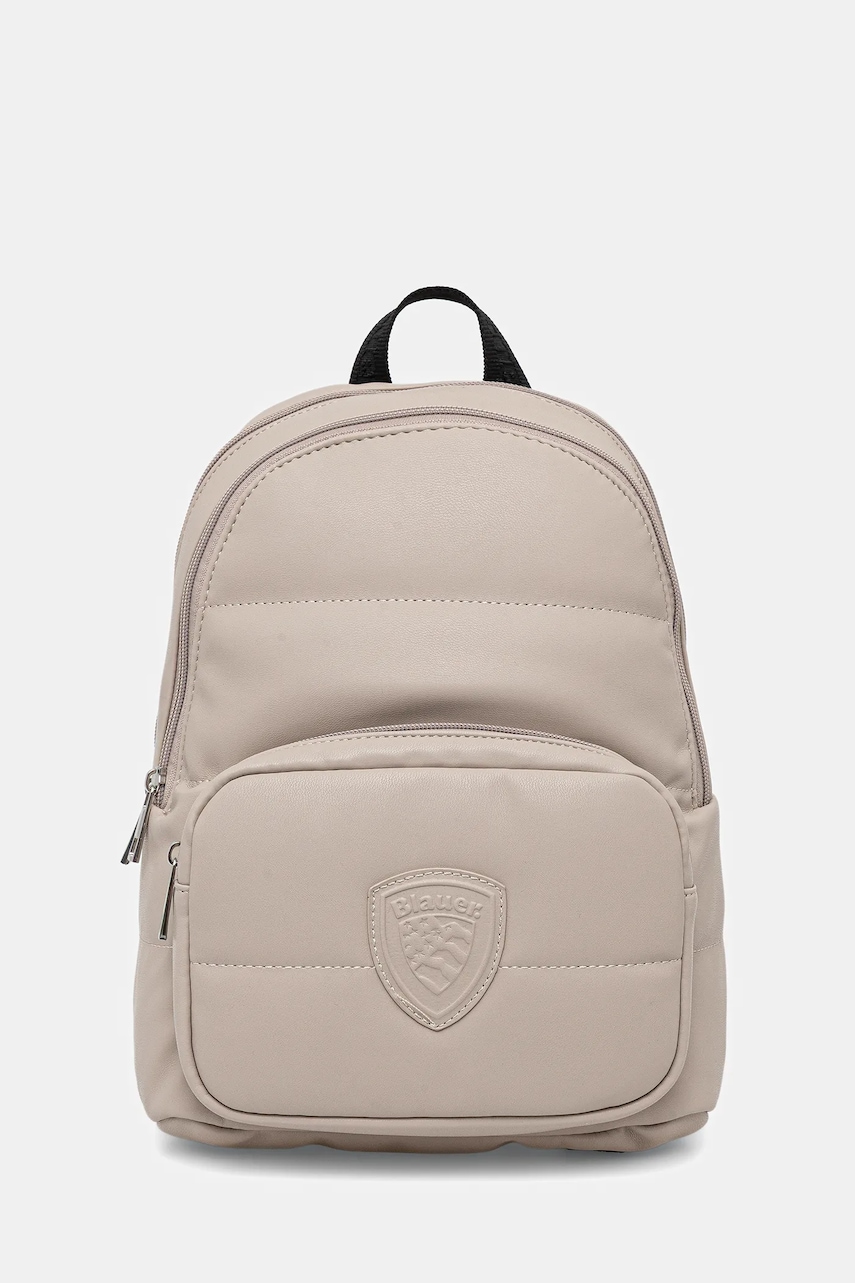 Blauer rucsac culoarea bej, mic, uni, POLLY02