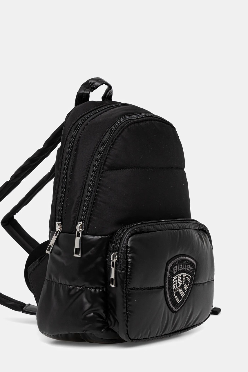 Рюкзак Blauer цвет чёрный маленький с аппликацией WAVE04