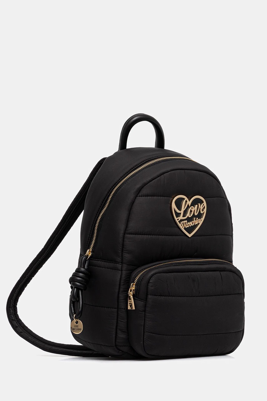 Рюкзак Love Moschino цвет чёрный маленький JC4353PP0NKY100A Рюкзак Love Moschino цвет чёрный маленький JC4353PP0NKY100A