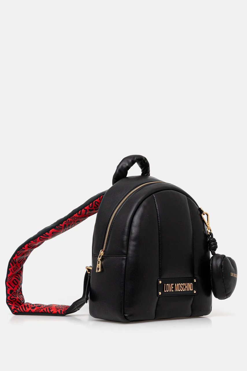 Рюкзак Love Moschino цвет чёрный маленький однотонный JC4324PP0NKM100A
