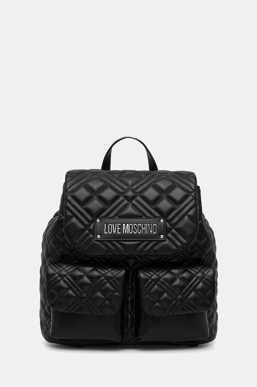 Love Moschino rucsac culoarea negru, mic, JC4119PP0NLA000B