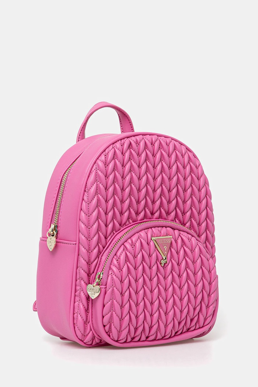 Рюкзак Guess цвет розовый маленький однотонный J5YZ10 WHEG0 Рюкзак Guess цвет розовый маленький однотонный J5YZ10 WHEG0