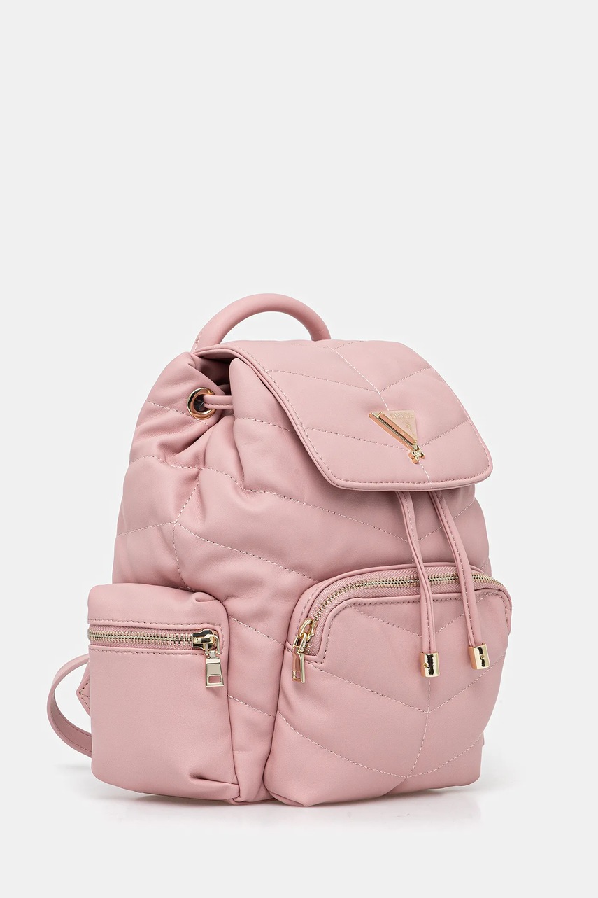 Детский рюкзак Guess цвет розовый маленький однотонный J5YZ11 WGVT0