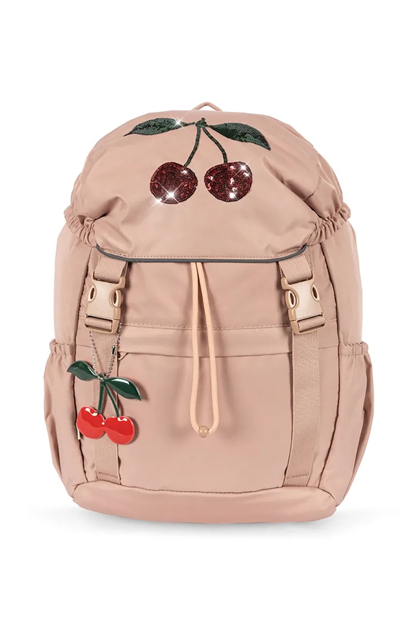 Детский рюкзак Konges Sløjd CLOVER SCHOOLBAG цвет розовый большой узор KS103457