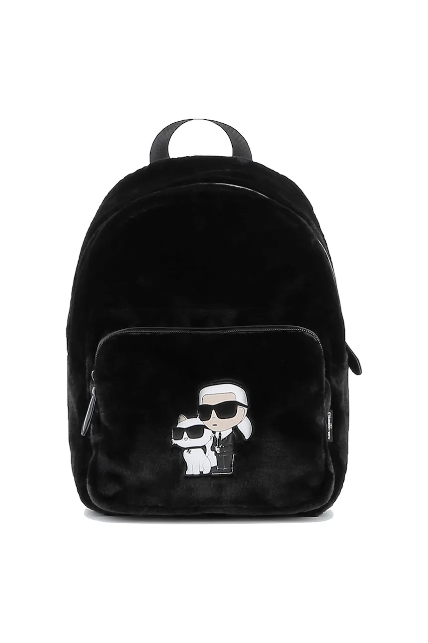 Karl Lagerfeld ghiozdan copii culoarea negru, mic, cu imprimeu, Z31023 Karl Lagerfeld ghiozdan copii culoarea negru, mic, cu imprimeu, Z31023
